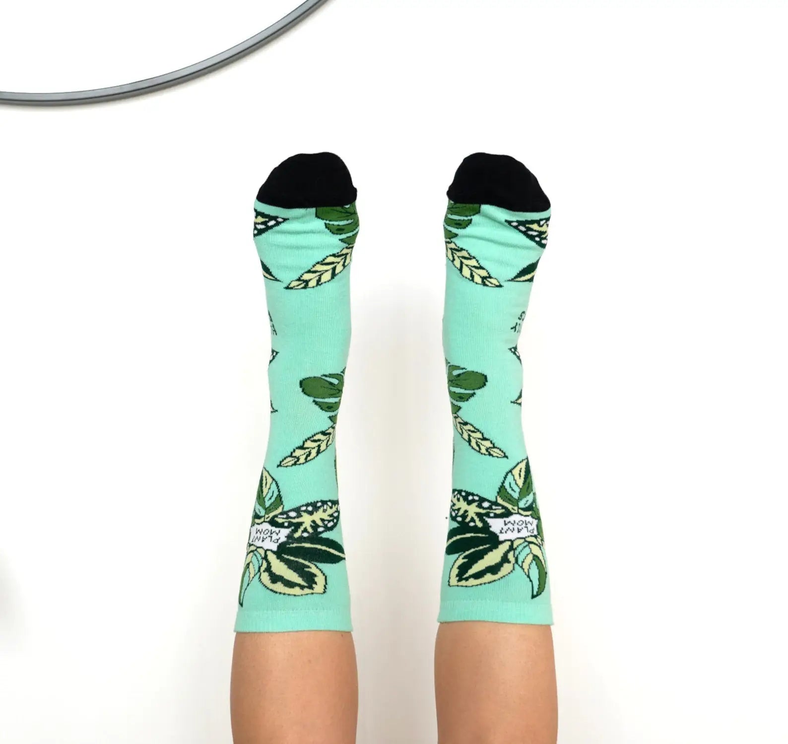 Plant Mom Cotton Crew Socks