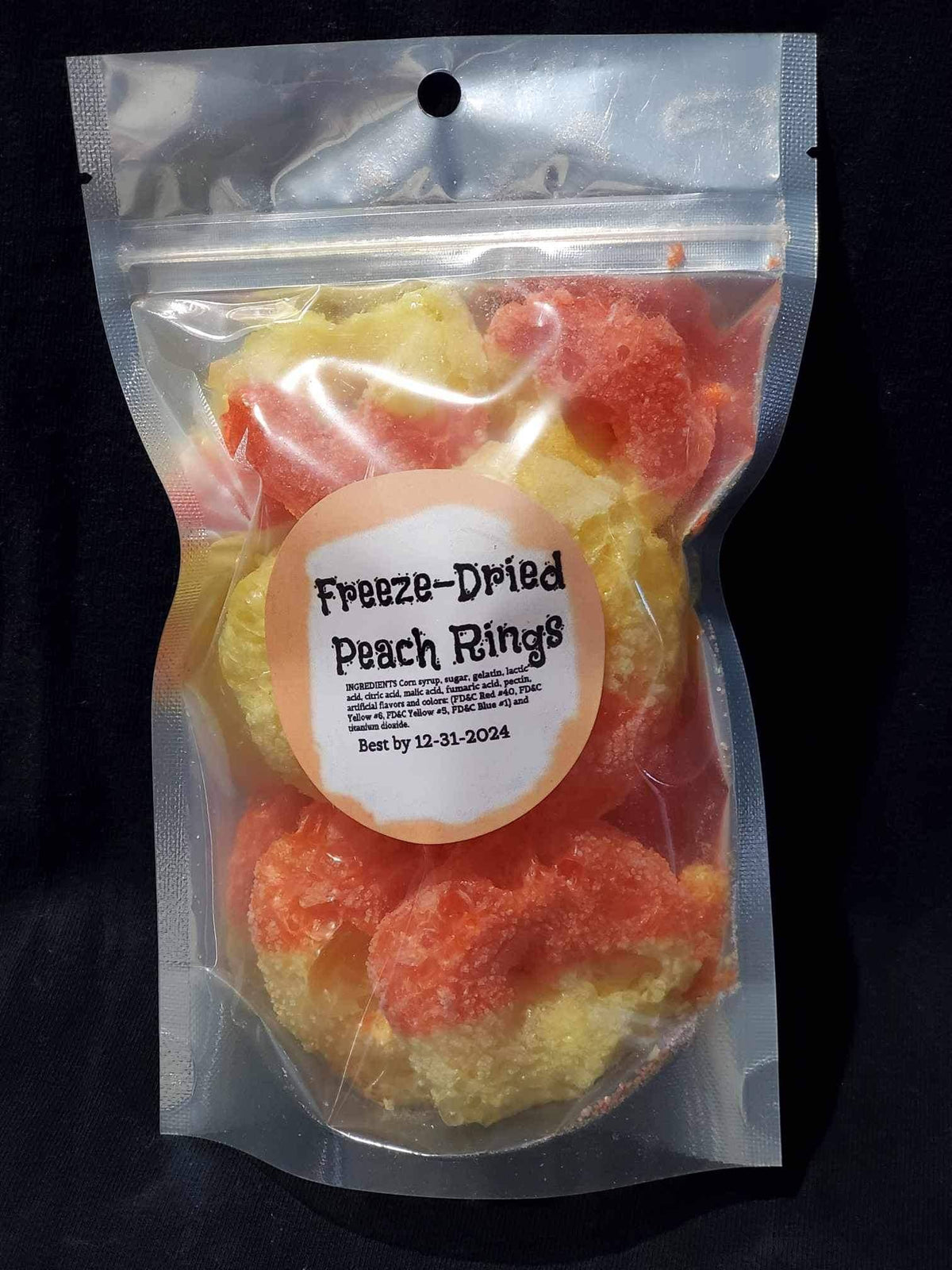 Freeze Dried candy Peach Rings and others