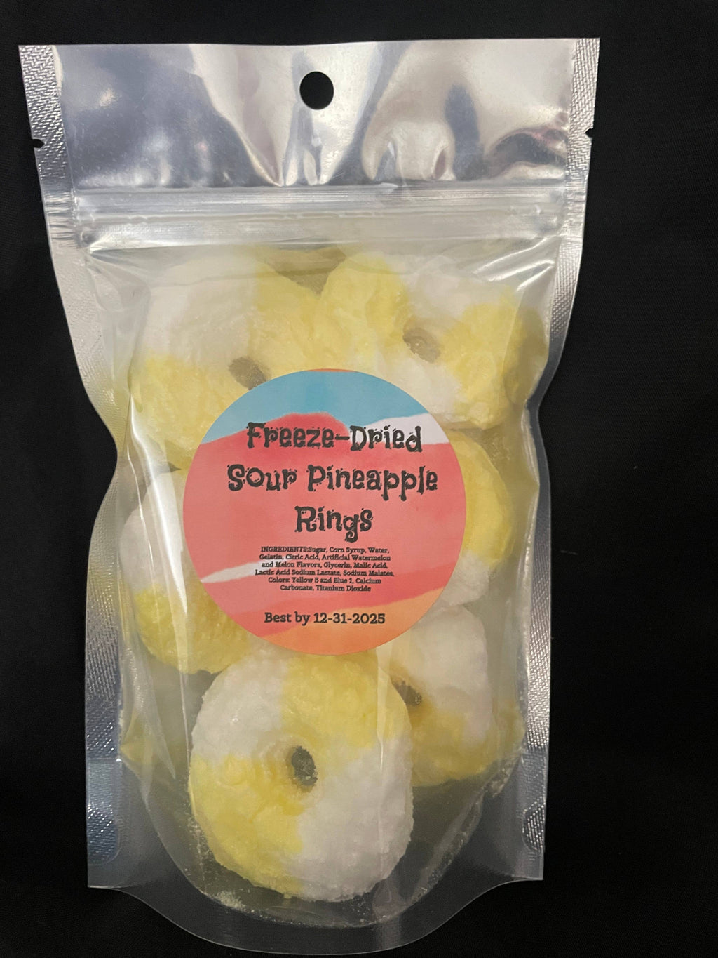 Freeze Dried candy Peach Rings and others