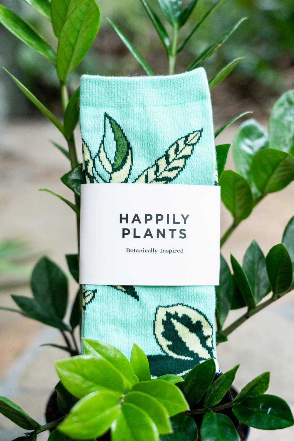 Plant Mom Cotton Crew Socks