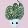 Philodendron Gloriosum Plush Keychain – 5″ Rare Houseplant Bag Charm